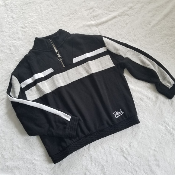 ❗LOWEST PRICE❗VS PINK Quarter Zip Sweatshirt - Picture 1 of 5